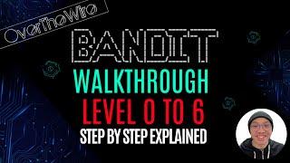 OverTheWire Bandit Walkthrough - Level 0 to 6 - CTF for Beginners [2024]