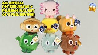 Pet Simulator X Cat, Dog, Dragon, Ducky, Corgi, Monkey, Axolotl Plush Full Set Review With Code!!!