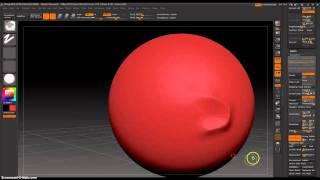 Zbrush 4 R2b Curve Pinch Brush