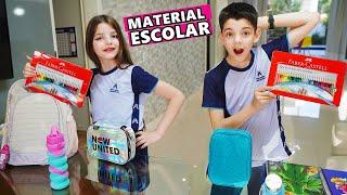 ORGANIZANDO NOSSO MATERIAL ESCOLAR 2023!!! Piero Start & Helena