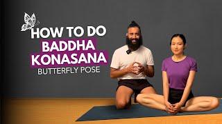 How To Do Baddha Konasana (Butterfly Pose) | Iyengar Yoga