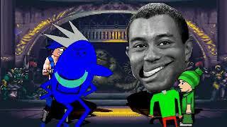 Mugen Dooby Dummy and Jesse vs Omega Tiger Woods and Mr Funny