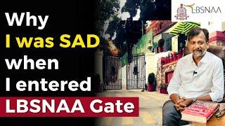 Why I was SAD when I entered LBSNAA Gate | Israel Jebasingh | English
