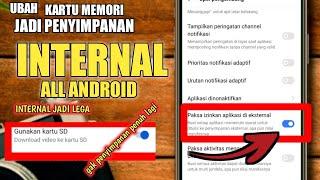 CARA MENGUBAH KARTU SD MENJADI PENYIMPANAN  INTERNAL DI ANDROID