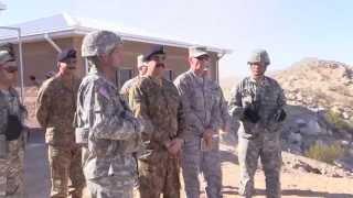 General Raheel Sharif, head of Pakistani army, visits National Training Center, Calif.