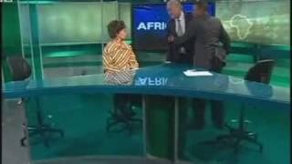 AWB Secretary General Andrie Visagie in TV studio bust up