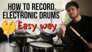 How To Record Electronic Drums (HINDI) | Parth Saini | Roland TD-27