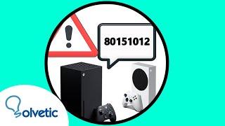 ️ SOLUCION ERROR 80151012 en Xbox Series X o Xbox Series S al usar la cuenta de Microsoft en Xbox