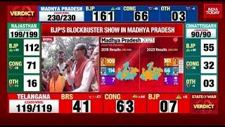 Madhya Pradesh Election Result 2023: Setback For Congress As BJP Takes Comfortable Lead