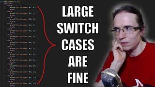 Huge Switch Cases Are Not That Bad | Tsoding