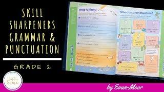 EVAN MOOR SKILL SHARPENERS GRAMMAR & PUNCTUATION GRADE 2 || Homeschool Grammar Grade 2