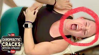 MOST INTENSE Chiropractic Adjustment She's Ever Experienced!