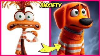 Inside Out 2 Characters As Dogs & Their Growing Up Evolution | Anxiety, Envy, Ennui, Embarrassment