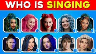 Guess the DESCENDANTS Characters by their VOICE ️ | Descendants: The Rise of Red Songs Quiz 