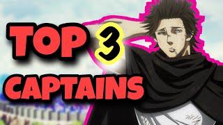 TOP 3 Strongest Magic Knight Captains in Black Clover | Ranking