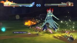 Naruto Shippuden: Ultimate Ninja Storm 4 - Obito Uchiha (Ten Tails Jinchuriki) Moveset [PC 1080p HD]