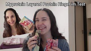 myprotein Layered Proteinriegel im Test / Neuheiten / Foodtest / Deutsch