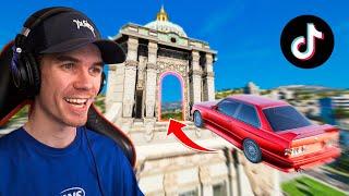 I Tried VIRAL TikTok STUNTS In GTA 5!