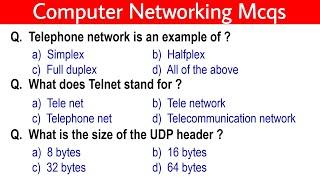 Part- 2 | Computer Networking Mcqs | networking mcq questions and answers