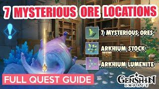 How to: ENTER THE HIDDEN ROOM - ALL 7 Mysterious Ore Locations | Genshin Impact Fontaine