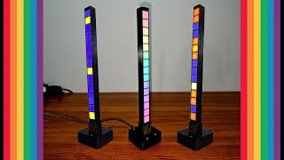 How to make 3d printed sound reactive LED Tower strip - ESP8266 + WS2812B WLED Tutorial