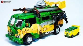 TMNT Transform! LEONARDO Truck Robot