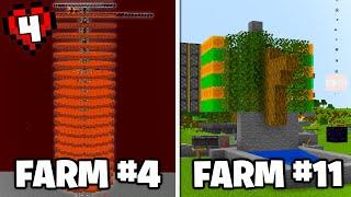 I Built Every Automatic Farm In Minecraft Hardcore