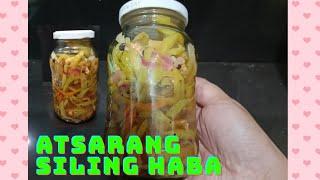 Atsarang Siling haba (pickled green chili)️