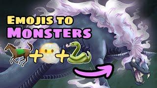 Horse Snake Spirit?! Emojis as Monsters | Monster Mash