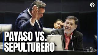 Agarrón Alito vs. Noroña: Se dicen de todo los líderes del PRI y Morena