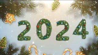 Новогодняя поздравления с Новым 2024 годом! Красивая поздравления! Музыкальная открытка!