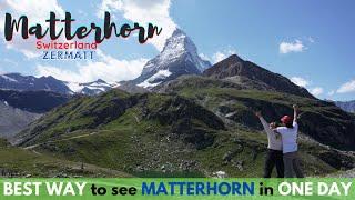 Best way to see Matterhorn! | 2 Peaks in 1 day in using Peak to Peak ticket [ENG SUB]