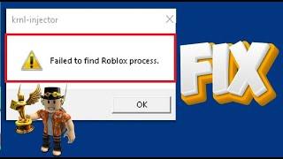 How to Krnl Injector Failed To Find Roblox Process 2023