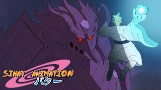 Borushiki vs Sasuke's Susanoo Armor (Naruto/Boruto Fan Animation)