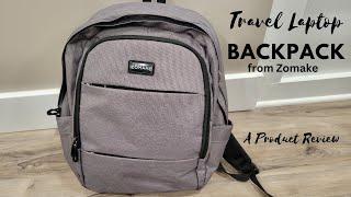 ZOMAKE Travel Laptop Backpack | A Product Review