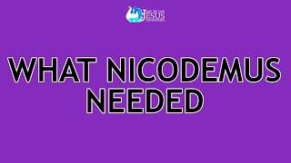 2024-06-23 What Nicodemus Needed - Ed Lapiz