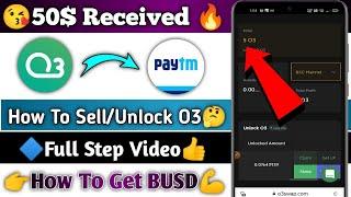 How To Sell O3 Tokens | O3 Swap Withdraw Trick | Unlock O3 Tokens |syt tech