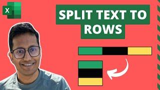 Split Text to Rows in Excel (3 Easy Ways)