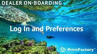 Dealer On Boarding : Log in and Preferences