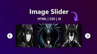 How To Create Image Slider Using HTML CSS & JS | Fast Code