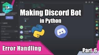 How to make Discord Bot || Error Handling