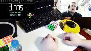 Rubik's Cube solved in 3.77 seconds