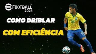 Como driblar da forma correta no eFootball 2024 mobile - [Tutorial + Gameplay]