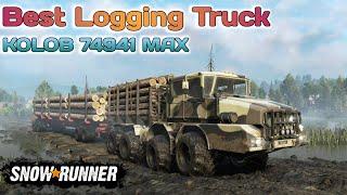 Best Logging Truck KOLOB 74941 MAX In SnowRunner Season 12 @TIKUS19