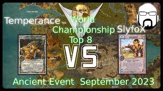 World Championship Event 2023 - Top 8- Temperance vs SlyfoX | Warlord: Saga of the Storm CCG