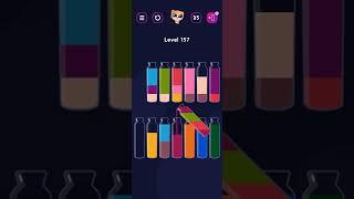 Get Color Bottle Game level 157 #shorts #pggaming