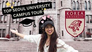  KOREA UNIVERSITY TOUR   Prestigious Castle University in the Heart of Seoul  [ENG SUB]