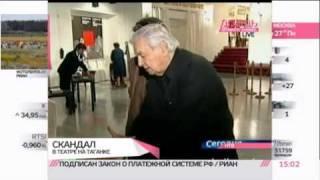 Скандал в Театре на Таганке