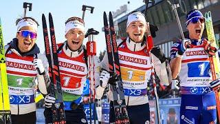 BIATHLON - Le relais français s'impose à Nove Mesto et décroche le petit globe