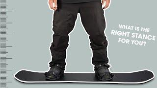 WHAT IS THE RIGHT SNOWBOARD STANCE FOR YOU?